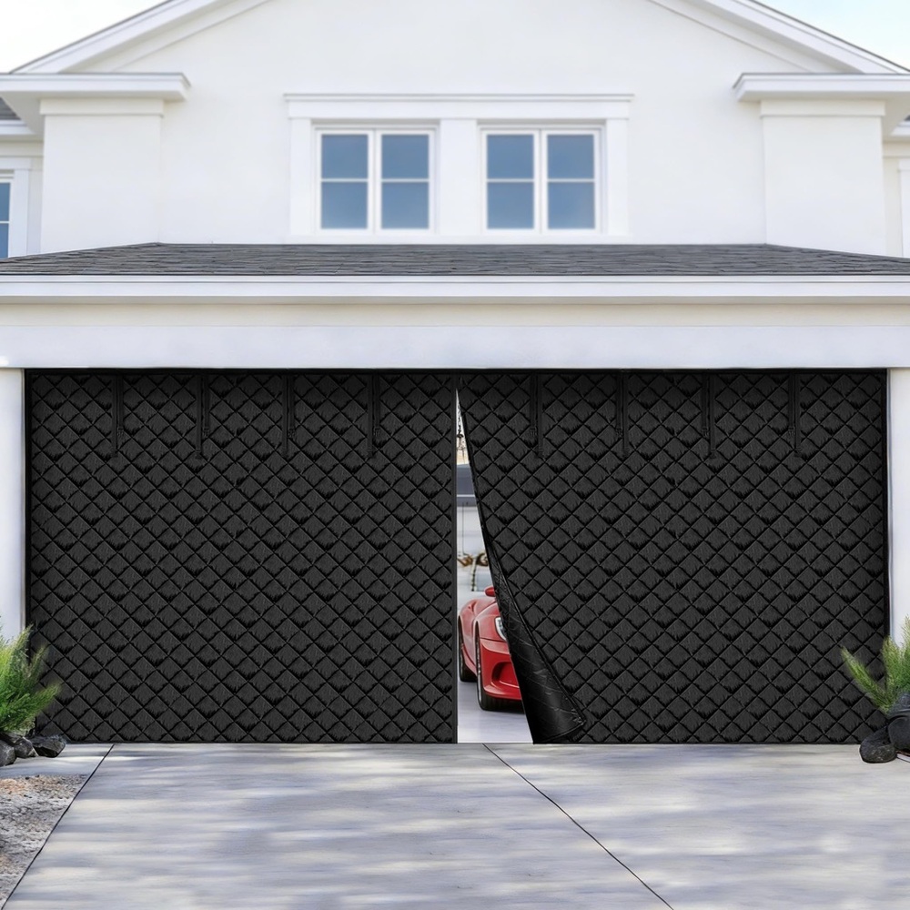 SEALED Double Car Garage Door Thermal Insulation Screen Kit Windproof Waterproof